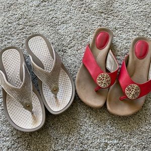 Two pair Size 5/35 sandals.